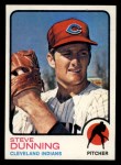 1973 Topps #53 Steve Dunning Front Thumbnail