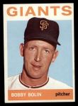 1964 Topps #374 COR Bob Bobby Bolin Front Thumbnail