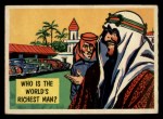 1957 Topps Isolation Booth #53 World's Richest Man Front Thumbnail