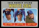 1970 Topps #669 White Sox Rookies - Bart Johnson / Dan Lazar / Mickey Scott Front Thumbnail