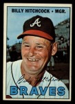 1967 Topps #199 Billy Hitchcock Front Thumbnail