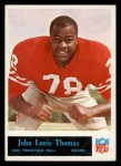 1965 Philadelphia #181 John Thomas Front Thumbnail