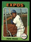 1975 Topps Mini #496 Pepe Frias Front Thumbnail