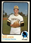 1973 Topps #187 Luke Walker Front Thumbnail