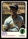 1973 Topps #152 Dave May Front Thumbnail