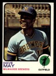1973 Topps #152 Dave May Front Thumbnail