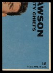 1968 Topps #146 Ode Burrell Back Thumbnail