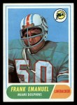 1968 Topps #170 Frank Emanuel Front Thumbnail