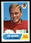 1968 Topps #8 Jim Bakken Front Thumbnail