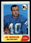 1968 Topps #211 Joe Morrison Front Thumbnail