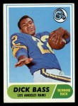1968 Topps #2 Dick Bass Front Thumbnail