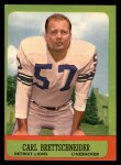 1963 Topps #31 Carl Brettschneider Front Thumbnail