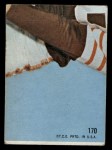 1968 Topps #170 Frank Emanuel Back Thumbnail