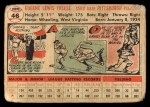 1956 Topps #46 Gene Freese Back Thumbnail