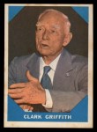 1960 Fleer #15 Clark Griffith Front Thumbnail
