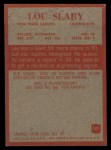 1965 Philadelphia #121 Lou Slaby Back Thumbnail