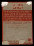 1965 Philadelphia #155 St Louis Cardinals Back Thumbnail
