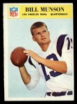 1966 Philadelphia #101 Bill Munson Front Thumbnail