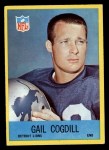 1967 Philadelphia #63 Gail Cogdill Front Thumbnail