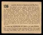 1938 Gum Inc. Horrors of War #136 Loyalists Bombard Algeciras with Big Guns Back Thumbnail