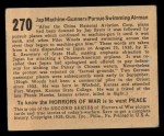 1938 Gum Inc. Horrors of War #270 Jap Machine-Gunners Pursue Swimming Airman Back Thumbnail