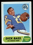 1968 Topps #2 Dick Bass Front Thumbnail