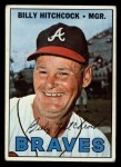 1967 Topps #199 Billy Hitchcock Front Thumbnail