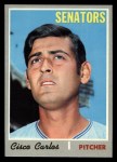 1970 Topps #487 Cisco Carlos Front Thumbnail