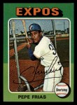 1975 Topps Mini #496 Pepe Frias Front Thumbnail