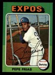 1975 Topps Mini #496 Pepe Frias Front Thumbnail