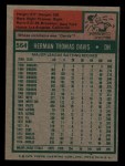 1975 Topps Mini #564 Tommy Davis Back Thumbnail