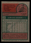 1975 Topps Mini #127 Glenn Borgmann Back Thumbnail