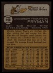 1973 Topps #146 Woodie Fryman Back Thumbnail