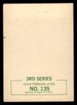 1964 Topps Beatles Black and White #135 John Lennon Back Thumbnail