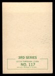 1964 Topps Beatles Black and White #117 Paul Mccartney Back Thumbnail