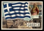 1956 Topps Flags of the World #13 Greece Front Thumbnail