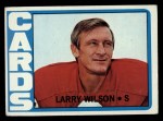 1972 Topps #205 Larry Wilson Front Thumbnail