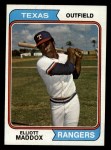 1974 Topps #401 Elliott Maddox Front Thumbnail