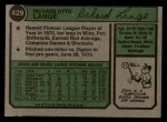 1974 Topps #429 Dick Lange Back Thumbnail