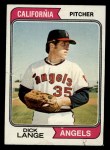 1974 Topps #429 Dick Lange Front Thumbnail