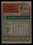 1975 Topps Mini #496 Pepe Frias Back Thumbnail