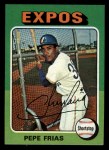 1975 Topps Mini #496 Pepe Frias Front Thumbnail