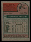 1975 Topps Mini #496 Pepe Frias Back Thumbnail