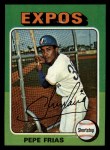 1975 Topps Mini #496 Pepe Frias Front Thumbnail