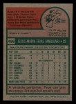 1975 Topps Mini #496 Pepe Frias Back Thumbnail