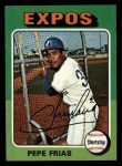 1975 Topps Mini #496 Pepe Frias Front Thumbnail