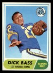 1968 Topps #2 Dick Bass Front Thumbnail