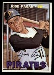 1967 Topps #322 Jose Pagan Front Thumbnail