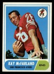 1968 Topps #113 Kay McFarland Front Thumbnail