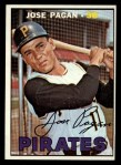 1967 Topps #322 Jose Pagan Front Thumbnail